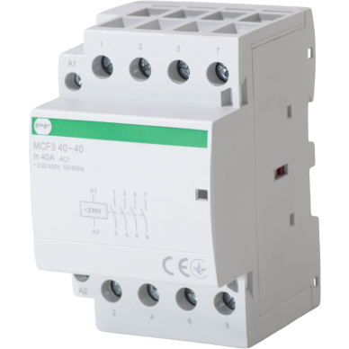 Модульный контактор 4P | 4NO | 40A | 230VAC | DIN | MCF3 Promfactor Baltic MCF34040230