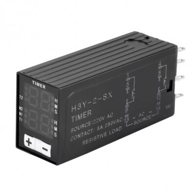 Digital intermediate relay with timer | 5A | 230V