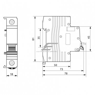 Modulaarne alapingepäästik | parem | 6A | 230V | DIN | EVO FUV3 Promfactor Baltic F/UV230R 1 Modulaarne alapingepäästik | parem | 6A | 230V | DIN | EVO FUV3 Promfactor Baltic F/UV230R 1