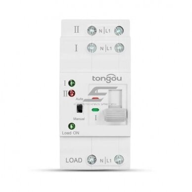 Modular backup Automatic Power Switch for Generators | for Uninterruptible Power Supply | 2P | 63A | 230VAC