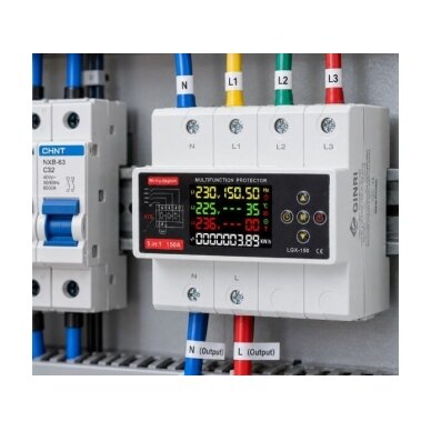 Modułowy automatyczny przełącznik zasilania rezerwowego z funkcjami ochronnymi | pomiar energii elektrycznej | do generatorów | do zapewnienia ciągłości zasilania | 150A | 3x230V | z 380V na 230V 5 Modułowy automatyczny przełącznik zasilania rezerwowego z funkcjami ochronnymi | pomiar energii elektrycznej | do generatorów | do zapewnienia ciągłości zasilania | 150A | 3x230V | z 380V na 230V 5