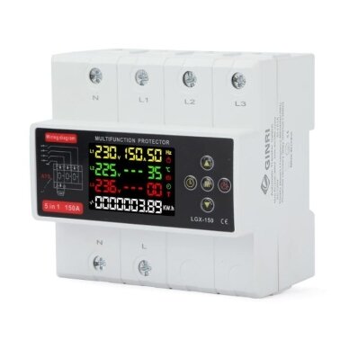 Modułowy automatyczny przełącznik zasilania rezerwowego z funkcjami ochronnymi | pomiar energii elektrycznej | do generatorów | do zapewnienia ciągłości zasilania | 150A | 3x230V | z 380V na 230V Modułowy automatyczny przełącznik zasilania rezerwowego z funkcjami ochronnymi | pomiar energii elektrycznej | do generatorów | do zapewnienia ciągłości zasilania | 150A | 3x230V | z 380V na 230V