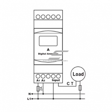 Digitaalne ampermeeter DIN siinile | 800/5A AC | 140–270V | ±1% | reaalajas jälgimine 3 Digitaalne ampermeeter DIN siinile | 800/5A AC | 140–270V | ±1% | reaalajas jälgimine 3