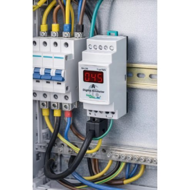 Digitaalne ampermeeter DIN siinile | 800/5A AC | 140–270V | ±1% | reaalajas jälgimine 4 Digitaalne ampermeeter DIN siinile | 800/5A AC | 140–270V | ±1% | reaalajas jälgimine 4