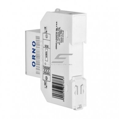 Modulārs | digitālais elektroenerģijas skaitītājs | vienfāzes | 100A | 230V | 4 tarifi | vertikāls displejs | saules sistēmām | RS485 Modbus RTU | MID | IP51 | DIN sliede | Orno | OR-WE-526 | 5908254827853 1