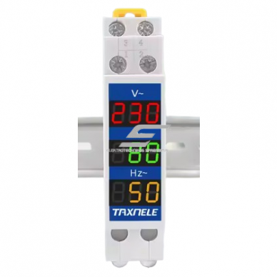 Modular | Digital electrical energy voltmeter | ammeter | frequency indicator | 80-500VAC | 0-100A | 25-75Hz | DIN 1 Modular | Digital electrical energy voltmeter | ammeter | frequency indicator | 80-500VAC | 0-100A | 25-75Hz | DIN 1