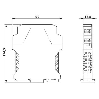 Analogo signālu pārveidotājs | 1 kanāls | 18-30VDC | 450Hz | DIN sliede | Phoenix Contact | MCR-C-UI/UI-450-DCI | 2810887 1 Analogo signālu pārveidotājs | 1 kanāls | 18-30VDC | 450Hz | DIN sliede | Phoenix Contact | MCR-C-UI/UI-450-DCI | 2810887 1