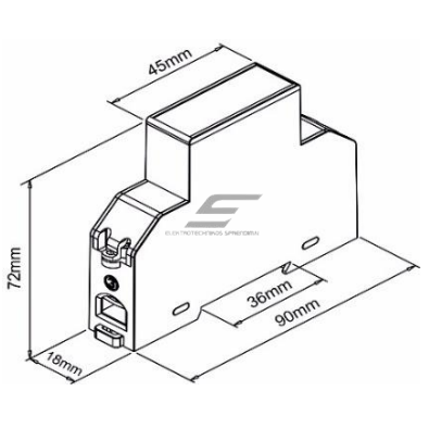 Modulārs | digitālais elektroenerģijas skaitītājs | vienfāzes | 100A | 230V | 4 tarifi | vertikāls displejs | saules sistēmām | RS485 Modbus RTU | MID | IP51 | DIN sliede | Orno | OR-WE-526 | 5908254827853 2 Modulārs | digitālais elektroenerģijas skaitītājs | vienfāzes | 100A | 230V | 4 tarifi | vertikāls displejs | saules sistēmām | RS485 Modbus RTU | MID | IP51 | DIN sliede | Orno | OR-WE-526 | 5908254827853 2