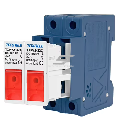 Modulārs drošinātāja atvienotāja turētājs | bloks saules elektrostacijām | ar indikatoru | 2P | 32A | 1000VDC | 10x38mm | uz DIN sliedes 1 Modulārs drošinātāja atvienotāja turētājs | bloks saules elektrostacijām | ar indikatoru | 2P | 32A | 1000VDC | 10x38mm | uz DIN sliedes 1