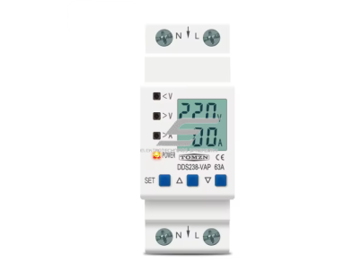 Modulinė įtampos kontrolės relė | skaitmeninė | viršįtampio ir įtampos kritimo apsauga | 80A | 230V AC | DIN | voltmetras | ampermetras | kWh matavimas 1 Modulinė įtampos kontrolės relė | skaitmeninė | viršįtampio ir įtampos kritimo apsauga | 80A | 230V AC | DIN | voltmetras | ampermetras | kWh matavimas 1