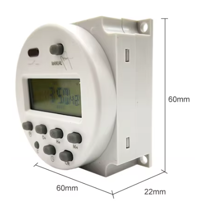 Panel-mounted | digital time relay (timer) | weekly | programmable | 16A | 230VAC 3 Panel-mounted | digital time relay (timer) | weekly | programmable | 16A | 230VAC 3