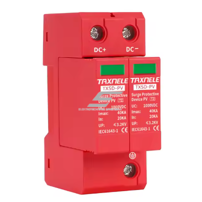 Modular surge protective device for photovoltaic systems | 2P | 40 kA | 1000 V DC | DIN | ES-TXSD-R240KA