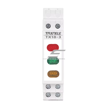 Modułowa sygnalizacyjna lampka LED | 18mm | czerwona/zielona/żółta | 230V AC/DC | IP20 | DIN | do rozdzielnic elektrycznych i szaf sterowniczych Modułowa sygnalizacyjna lampka LED | 18mm | czerwona/zielona/żółta | 230V AC/DC | IP20 | DIN | do rozdzielnic elektrycznych i szaf sterowniczych