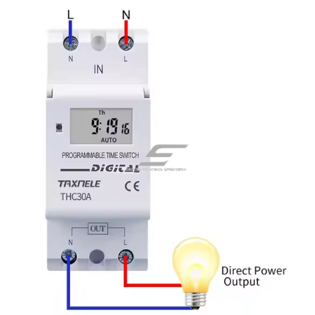 Modular | digital time relay (timer) | weekly | 30A | 230V | 1NO | DIN 5 Modular | digital time relay (timer) | weekly | 30A | 230V | 1NO | DIN 5