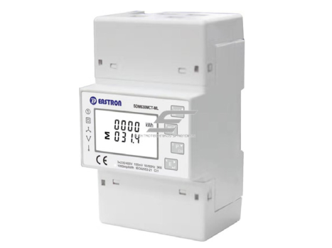 Modulinis multifunkcinis elektros energijos skaitiklis | 3F | per srovės transformatorius | 1 tarifas | RS485 Modbus | MID | DIN | Eastron SDM630MCT-ML-1 1