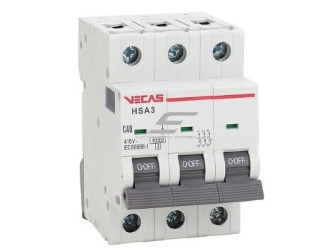 Modulinis automatinis jungiklis | 3P | 25A | C | 6kA | DIN | MCB | Vecas | MCBC25 | 01236 Modulinis automatinis jungiklis | 3P | 25A | C | 6kA | DIN | MCB | Vecas | MCBC25 | 01236