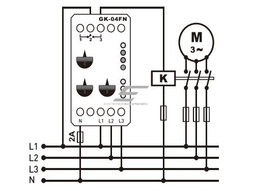 Modulinė įtampos | fazių sekos kontrolės | apsaugos relė | 3x380V | 260-360V | 400-460V | DIN 2 Modulinė įtampos | fazių sekos kontrolės | apsaugos relė | 3x380V | 260-360V | 400-460V | DIN 2