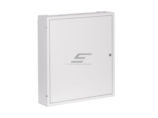 Modulinis elektros paskirstymo skydelis | dėžė | skydas | su spyna | 72 modulių | 550x605x132mm | virštinkinis | plieninis | IP31