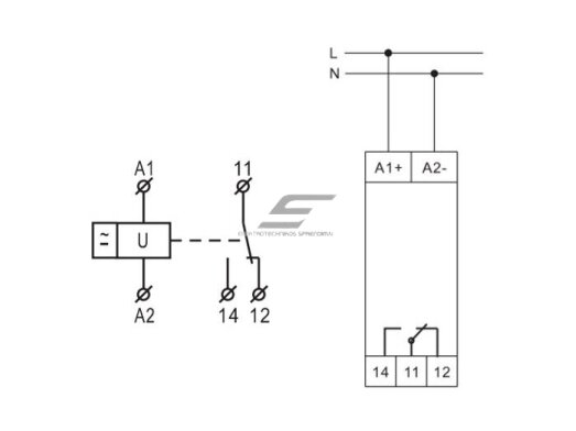 Modulinė įtampos kontrolės relė | viršįtampių ir žemos įtampos apsauga | 1F | 16A | 24-48VAC/DC | 20-80V | mechaninė | DIN 3 Modulinė įtampos kontrolės relė | viršįtampių ir žemos įtampos apsauga | 1F | 16A | 24-48VAC/DC | 20-80V | mechaninė | DIN 3