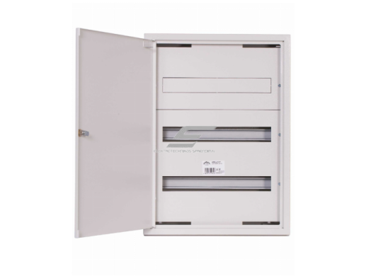 Modulinis elektros paskirstymo skydelis | dėžė | skydas | su spyna | 54 modulių | 440x605x132mm | virštinkinis | plieninis | IP31  1