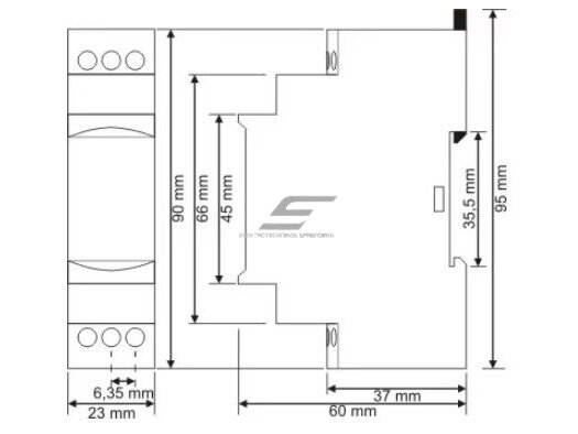 Modulinė laiko relė | laikmatis | su įjungimo uždelsimu | 0,1–30 s | 5 A | 150–260 V AC | DIN 3 Modulinė laiko relė | laikmatis | su įjungimo uždelsimu | 0,1–30 s | 5 A | 150–260 V AC | DIN 3