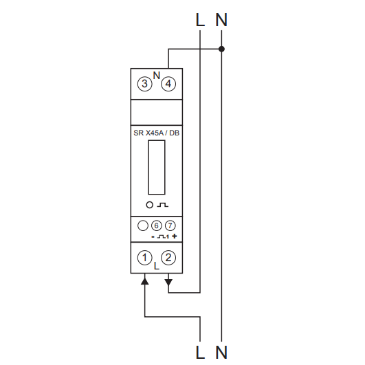Moduļu | Digitālais elektroenerģijas skaitītājs | 1 fāze | 45A | 230VAC | IP51 | MID | DIN | SDM120DB Eastron 1 Moduļu | Digitālais elektroenerģijas skaitītājs | 1 fāze | 45A | 230VAC | IP51 | MID | DIN | SDM120DB Eastron 1