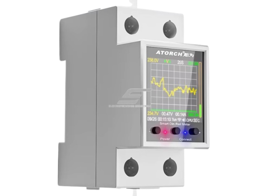 Modulinis | skaitmeninis | elektros energijos skaitiklis 100A | 1F | 230VAC | DIN 1