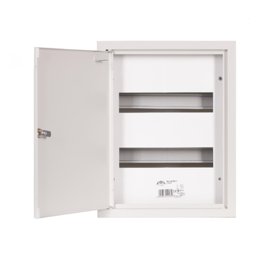 Modular electrical distribution board | enclosure | cabinet | with lock | 24 modules | 310x395x220 mm | surface-mounted | steel | IP31 1 Modular electrical distribution board | enclosure | cabinet | with lock | 24 modules | 310x395x220 mm | surface-mounted | steel | IP31 1