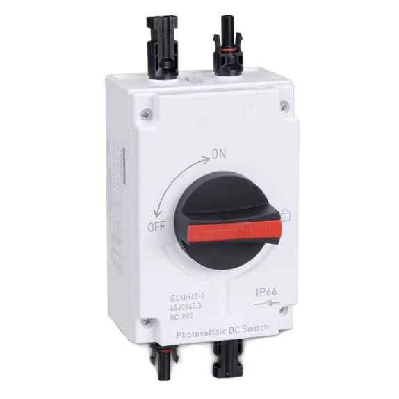 Panel-mounted solar DC circuit breaker 4P | 32A | 1200VDC | IP66 Panel-mounted solar DC circuit breaker 4P | 32A | 1200VDC | IP66