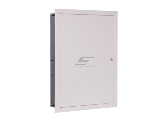 Modulinis elektros paskirstymo skydelis | dėžė | 96 modulių | su spyna | 585x790x127mm | potinkinis | plieninis | IP31 Modulinis elektros paskirstymo skydelis | dėžė | 96 modulių | su spyna | 585x790x127mm | potinkinis | plieninis | IP31