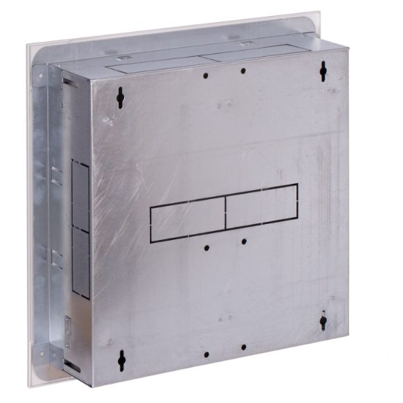 Modular electrical distribution board | enclosure | 36 modules | with lock | 480x480x127 mm | flush-mounted | steel | IP31 2