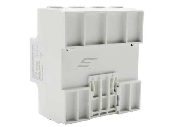 Modulinė | skaitmeninė automatinė fazių perjungimo relė | iš 380V į 230 V | 3F | 63A | DIN 2 Modulinė | skaitmeninė automatinė fazių perjungimo relė | iš 380V į 230 V | 3F | 63A | DIN 2