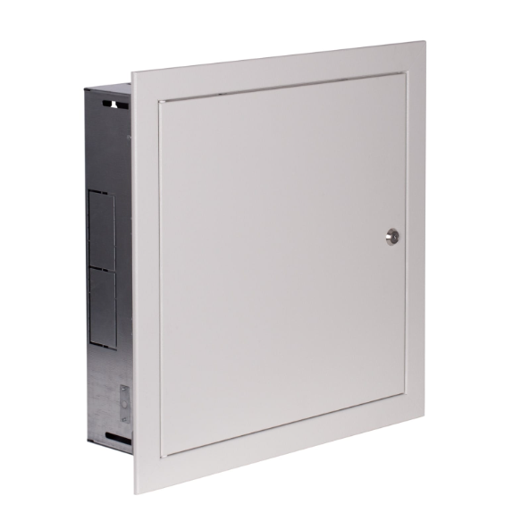 Modular electrical distribution board | enclosure | 36 modules | with lock | 480x480x127 mm | flush-mounted | steel | IP31 Modular electrical distribution board | enclosure | 36 modules | with lock | 480x480x127 mm | flush-mounted | steel | IP31