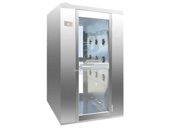Sanitarinis praėjimo oro dušas | 2 durų | su 9 purkštukais | ≥20m/s | 380V | 1200x1500x2100mm | HEPA H13/H14 | nerūdijantis plienas 1