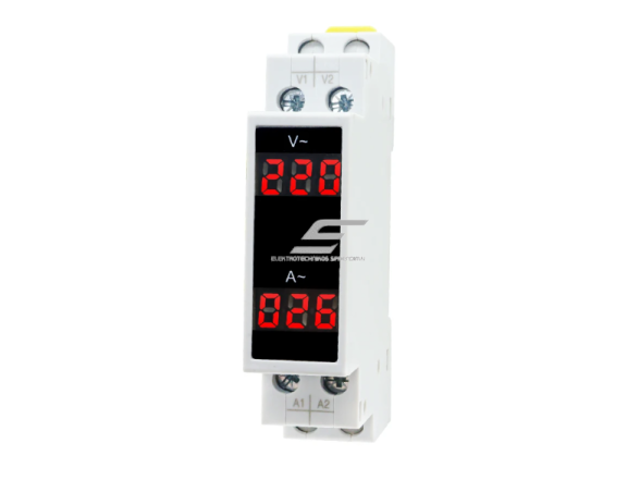 Modulinis | skaitmeninis elektros energijos voltmetras | ampermetras | 80-500VAC | 0-100A | DIN Modulinis | skaitmeninis elektros energijos voltmetras | ampermetras | 80-500VAC | 0-100A | DIN