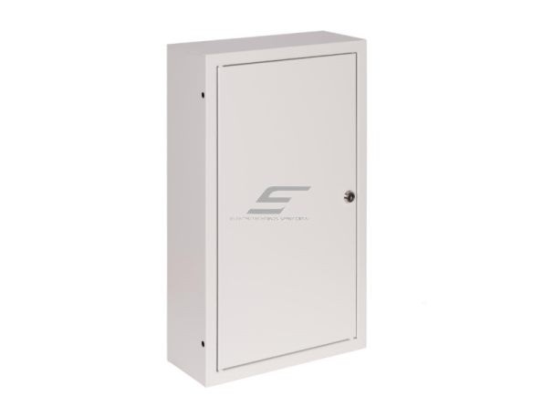 Modulinis elektros paskirstymo skydelis | dėžė | skydas | su spyna | 36 modulių | 310x520x130mm | virštinkinis | plieninis | IP31