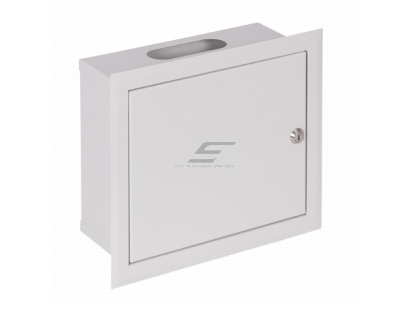 Modulinis elektros paskirstymo skydelis | dėžė | 12 modulių | su spyna | 320x275x120mm | potinkinis | plieninis | IP31