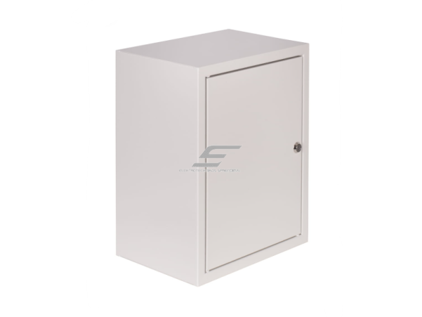 Modulinis elektros paskirstymo skydelis | dėžė | skydas | su spyna | 24 modulių | 310x395x130mm | virštinkinis | plieninis | IP31