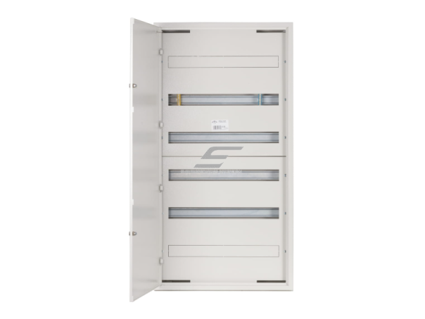 Modulinis elektros paskirstymo skydelis | dėžė | skydas | su spyna | 144 modulių | 550x1055x130mm | virštinkinis | plieninis | IP31 1 Modulinis elektros paskirstymo skydelis | dėžė | skydas | su spyna | 144 modulių | 550x1055x130mm | virštinkinis | plieninis | IP31 1