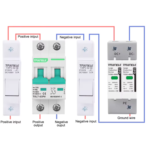 Modulārs aizsargājošs līdzstrāvas automāts saules paneļiem 2P | 25A | 1000VDC | 6kA | DIN 5 Modulārs aizsargājošs līdzstrāvas automāts saules paneļiem 2P | 25A | 1000VDC | 6kA | DIN 5