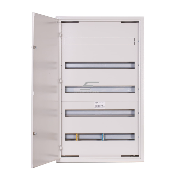 Modular electrical distribution board | enclosure | cabinet | with lock | 120 modules | 550x905x132 mm | surface-mounted | steel | IP31 1 Modular electrical distribution board | enclosure | cabinet | with lock | 120 modules | 550x905x132 mm | surface-mounted | steel | IP31 1