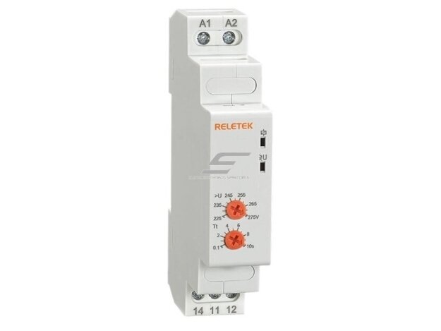 Modulinė įtampos kontrolės relė | viršįtampių apsauga | 1F | 8A | 230VAC | 225-275V | mechaninė | DIN Modulinė įtampos kontrolės relė | viršįtampių apsauga | 1F | 8A | 230VAC | 225-275V | mechaninė | DIN