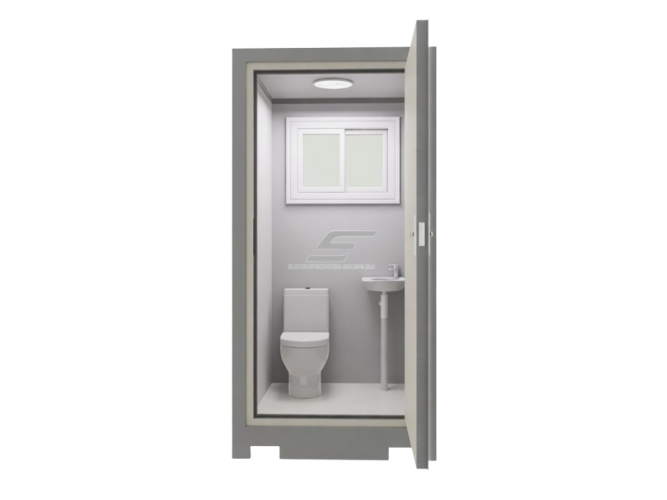 Mobilus sanitarinis konteinerinis WC | tualetas su praustuvu | 1120x1220x2255mm Mobilus sanitarinis konteinerinis WC | tualetas su praustuvu | 1120x1220x2255mm