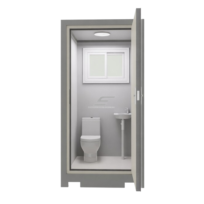 Mobilā sanitārā konteineru WC | tualete ar izlietni | 1120x1220x2255mm