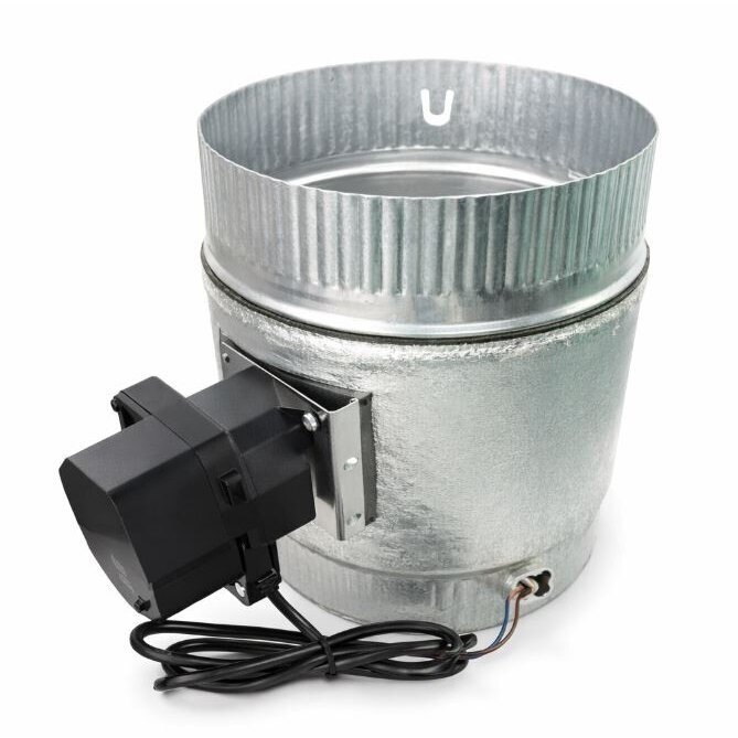 Motorizēts piedziņas mehānisms gaisa aizbīdnim | ventilācijas sistēmai | ar folijas izolāciju | D500mm | 5Nm | 24V | metāls Motorizēts piedziņas mehānisms gaisa aizbīdnim | ventilācijas sistēmai | ar folijas izolāciju | D500mm | 5Nm | 24V | metāls