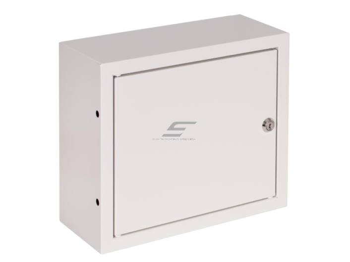 Modulinis elektros paskirstymo skydelis | dėžė | skydas | su spyna | 12 modulių | 310x265x130mm | virštinkinis | plieninis | IP31 Modulinis elektros paskirstymo skydelis | dėžė | skydas | su spyna | 12 modulių | 310x265x130mm | virštinkinis | plieninis | IP31
