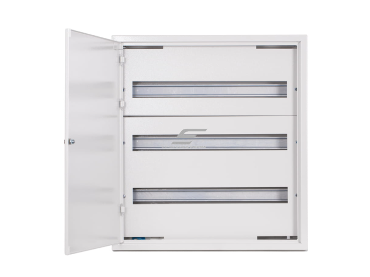 Modulinis elektros paskirstymo skydelis | dėžė | skydas | su spyna | 72 modulių | 550x605x132mm | virštinkinis | plieninis | IP31 1 Modulinis elektros paskirstymo skydelis | dėžė | skydas | su spyna | 72 modulių | 550x605x132mm | virštinkinis | plieninis | IP31 1