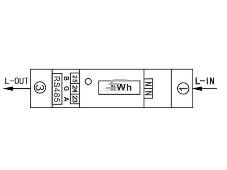 Modulinis | skaitmeninis | multifuncinis elektros energijos skaitiklis | 1F | 0,25~5(100)A | 230V | Multi-tarifinis matavimas | skaičiai rodomi vertikaliai eilutėje | saulės sistemai | RS485 | MID | DIN 5