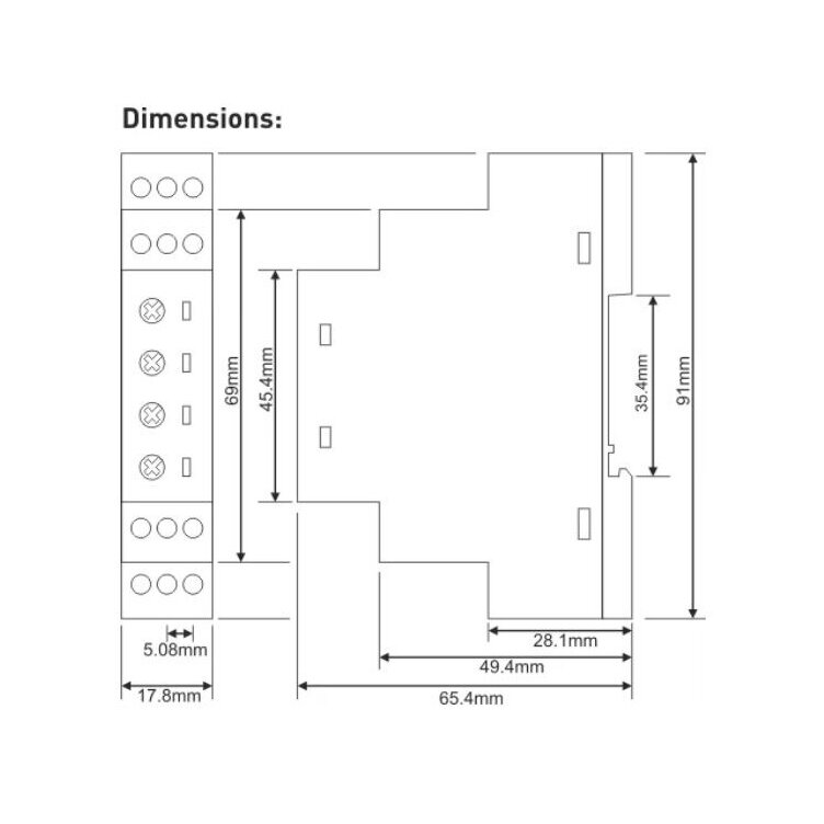 Modulārais daudzfunkcionālais laika relejs | taimeris | 10 funkcijas | 0,1 s-30h | 230VAC/24VAC/DC | DIN 3 Modulārais daudzfunkcionālais laika relejs | taimeris | 10 funkcijas | 0,1 s-30h | 230VAC/24VAC/DC | DIN 3