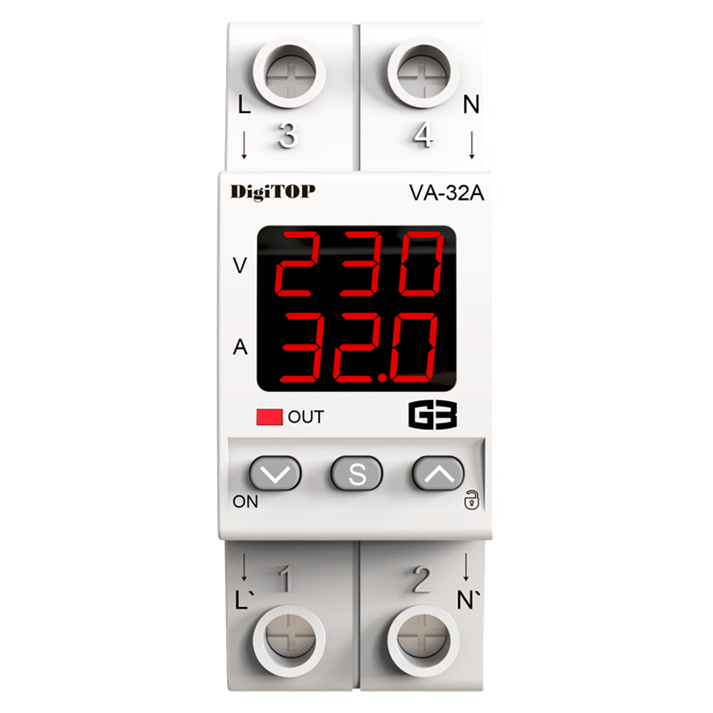 Moodul | digitaalne | pingekontrolli relee voolu juhtimisega | 1 faas | 32A | VA-32A G3R DigiTOP 1 Moodul | digitaalne | pingekontrolli relee voolu juhtimisega | 1 faas | 32A | VA-32A G3R DigiTOP 1